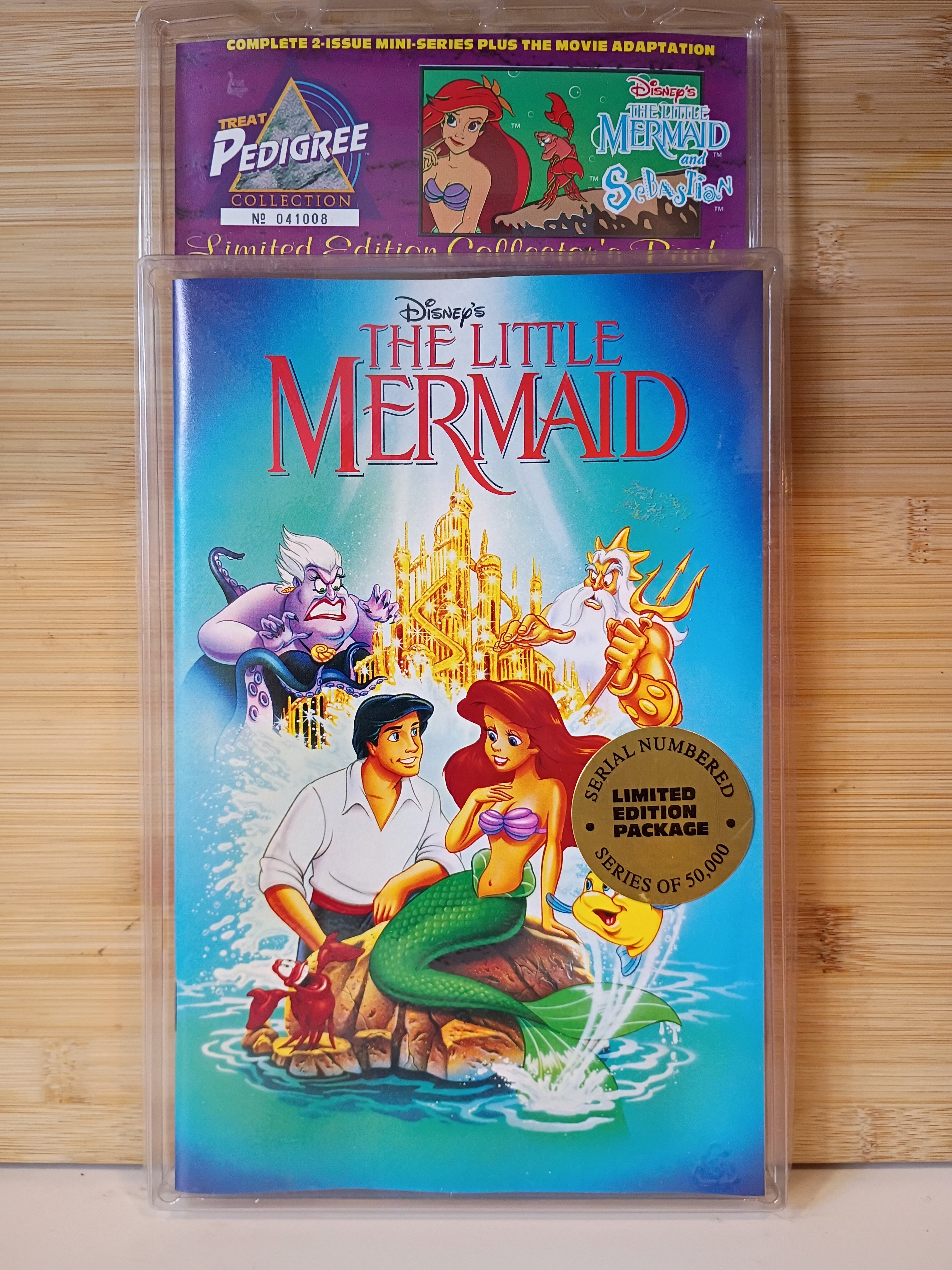1992 Walt Disney's Comics and Stories – Treat Pedigree Collection: The Little Mermaid - Factory Sealed