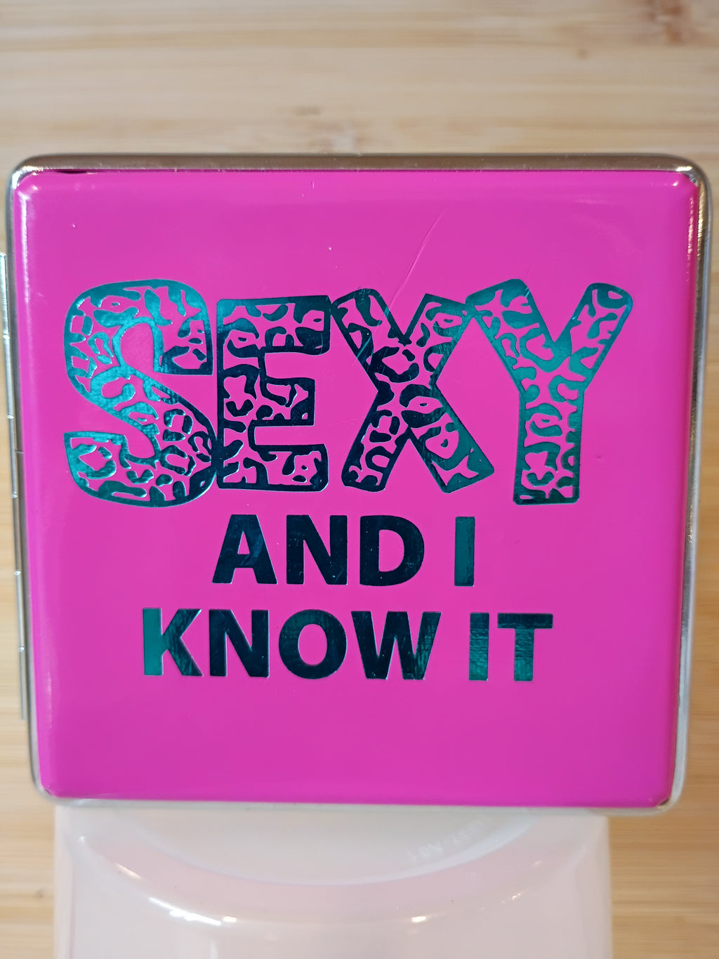 Eclipse Sexy and I Know It Metallic Crushproof Cigarette Case
