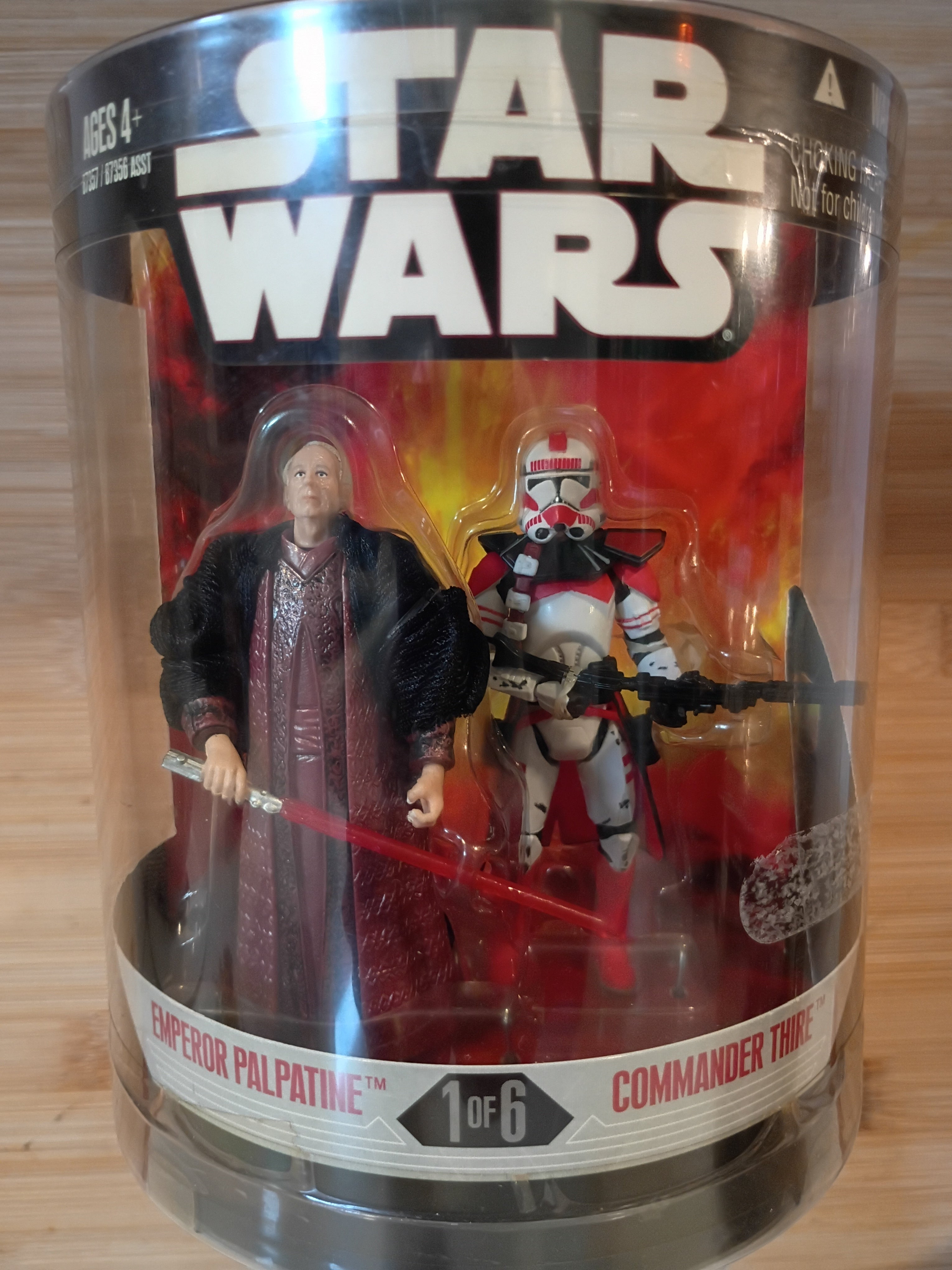 Star Wars: The 30th Anniversary Collection "Order 66" Action Figure 2-Pack – Emperor Palpatine & Commander Thire - Near Mint