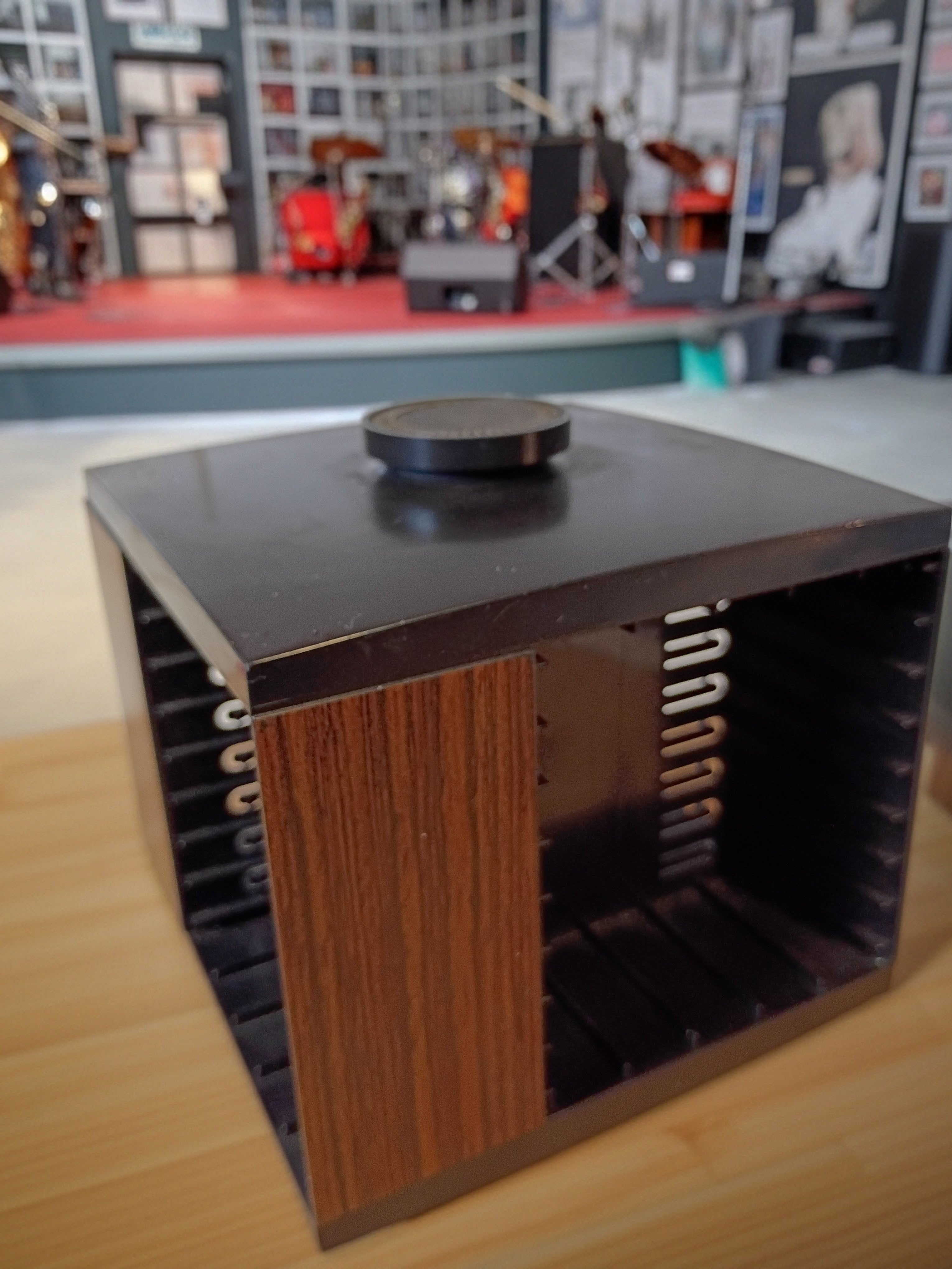 Vintage 1970s Rotating Cassette Storage Carousel