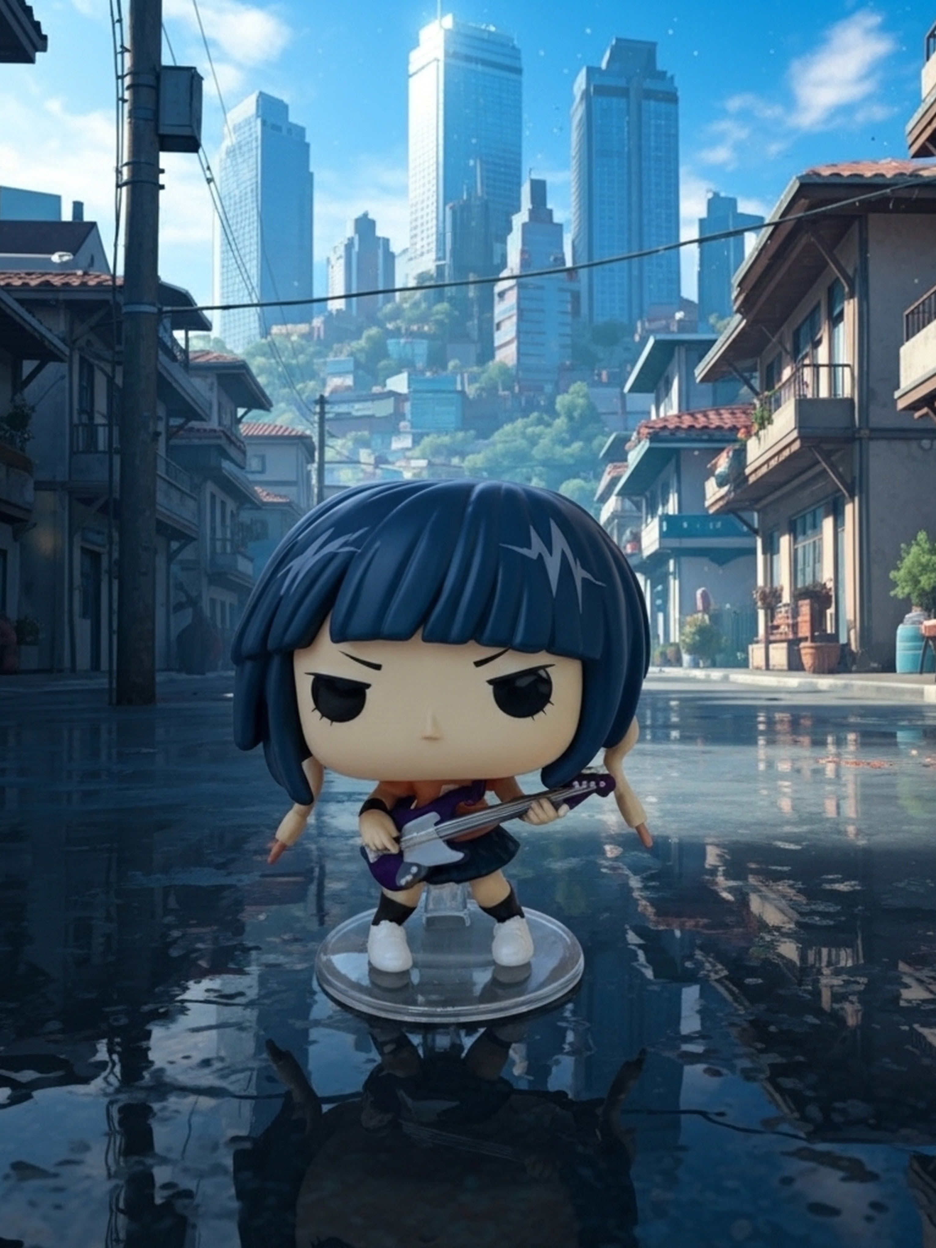 Funko Pop! Animation: My Hero Academia – Kyoka Jiro with Guitar #1151 (No Box, Great Condition)